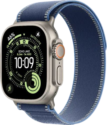שעון חכם 49mm Watch Ultra 3 GPS+Cell Natural Titanium Blue/Bright Blue Loop