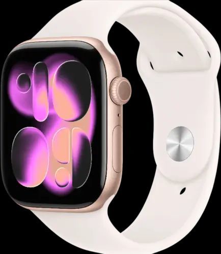 שעון חכם 46mm Watch 11 GPS Rose Gold Aluminium Light Blush Band