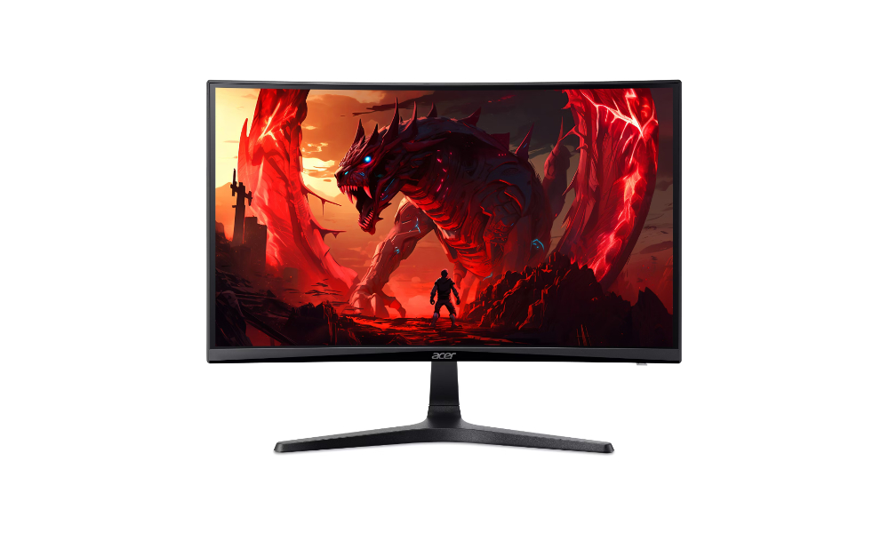 מסך מחשב גיימינג קעור Acer Nitro ED240Q  23.6 Inch FHD VA 240Hz 1ms UM.UE0EE.010 למחשבי PC וקונסולות