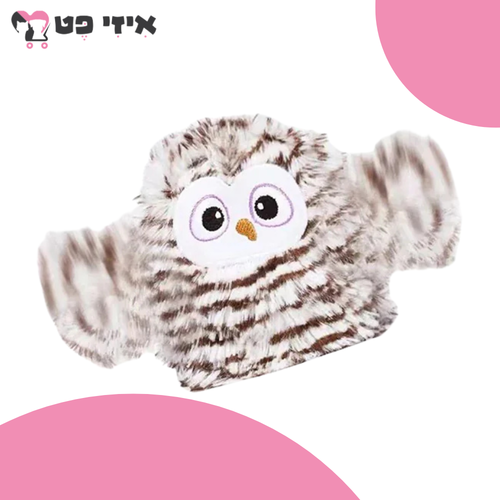פופוס צעצוע ינשוף מתנדנד נטען מצייץ אינטראקטיבי לחתול FOFOS