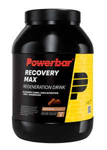אבקה להכנת משקה חלבון 1144 גרם Powerbar Recovery Max Chocolate