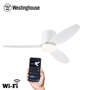 מאוורר תקרה קרלה ווסטינגהאוס "48  חכם צמוד WIFI + תאורה 28W ושלט WESTINGHOUSE Carla