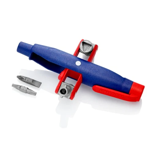 מפתח לארונות חשמל דגם עט (כולל מתאם לביט) 8001107 Knipex קניפקס