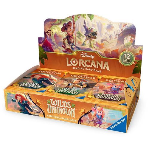 קלפי לורקנה בוסטר בוקס ווילד אנואן Disney Lorcana: Wilds Unknown Booster Box - Wilds Unknown (12)