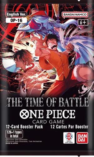 קלפי וואן פיס חבילת בוסטר אנגלי OP16 The Time of Battle Booster Pack - The Time of Battle (OP16)