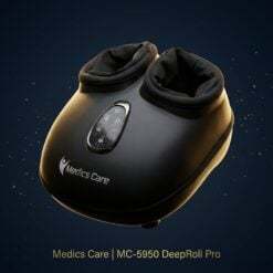  מכשיר עיסוי לכפות הרגליים MC-5950 DeepRoll Pro – שיאצו, לחץ אוויר וחימום | Medics Care 