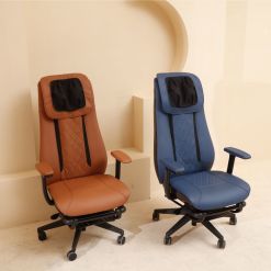  כיסא מנהלים עם עיסוי Q8 Ultimate Comfort – נוחות ופינוק בלחיצת כפתור – לבן 