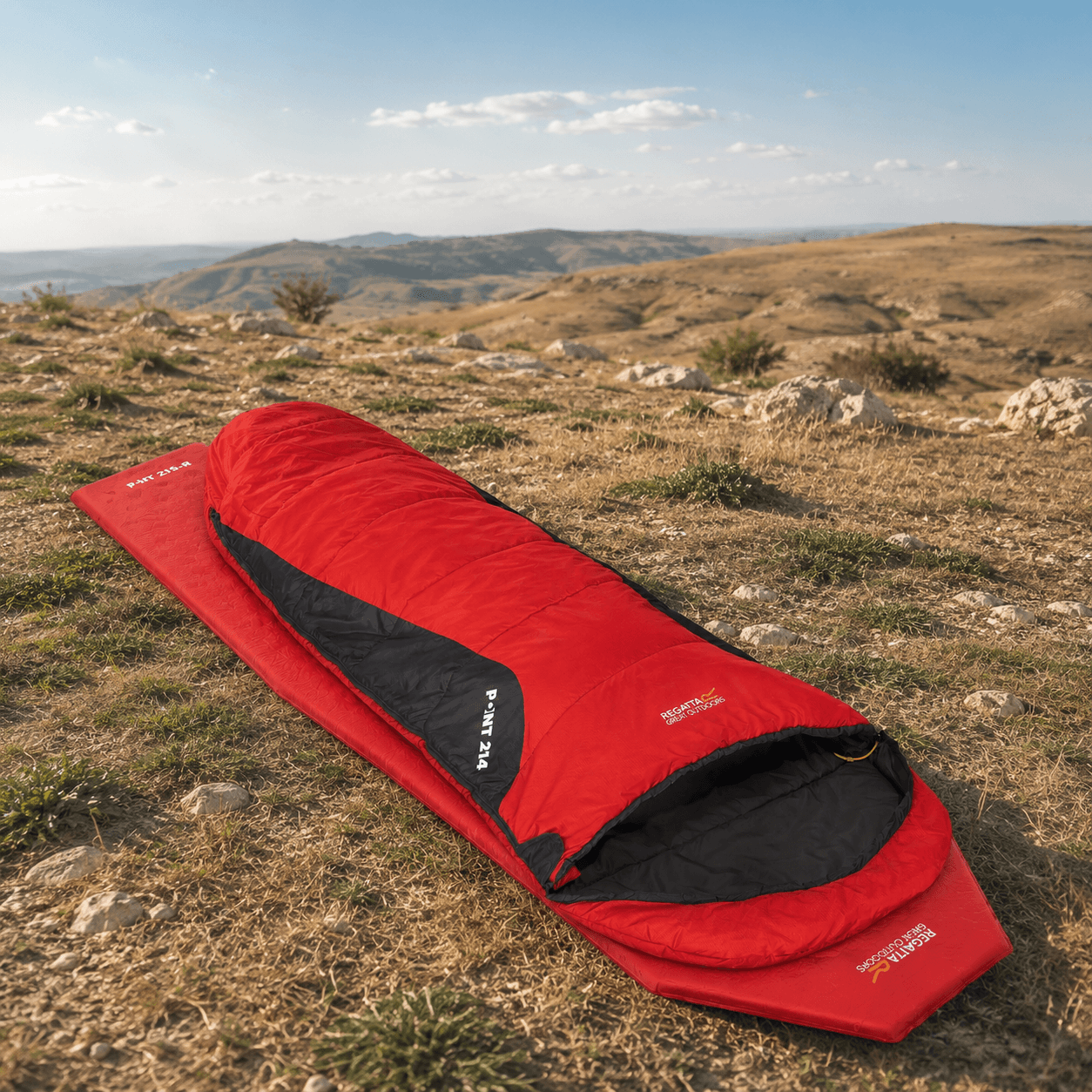שק שינה Hilo 750 +מזרן שטח Ultralight Napa מבית Regatta 