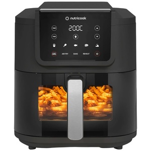 סיר טיגון באוויר חם בעיצוב דק - 7.6 ליטר Nutricook