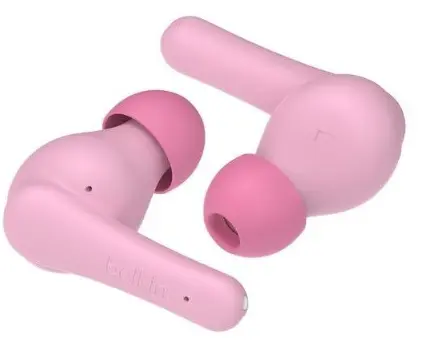  אוזניות לילדים Belkin SoundForm Nano 2 TWS Earbuds Belkin AUC011BT צבע ורוד