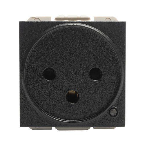  שקע חכם מובנה לסדרת NISKO SWITCH שחור זיגבי 