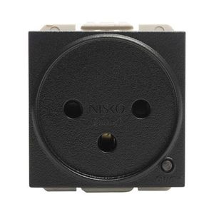  שקע חכם מובנה לסדרת NISKO SWITCH שחור זיגבי 