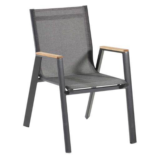 סט פינת אוכל שולחן פורטוגל+6 כיסאות לימה PLAYA - צבע שחור