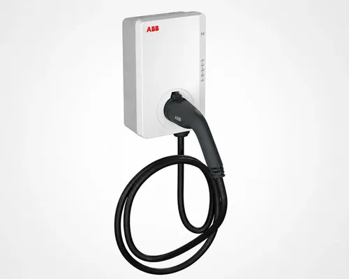 עמדת טעינה AC מנוהלת, 22kw/32A כבל 5 מ' דגם 6AGC082157 תוצרת ABB