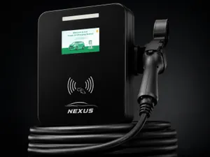 עמדת טעינה חכמה Nexus Touch 22KW עם כבל 8 מטר מובנה