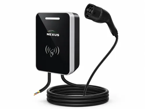 עמדת טעינה חכמה Nexus App 22KW עם כבל 8 מטר מובנה