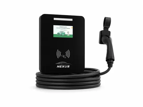 עמדת טעינה חכמה Nexus Touch 22KW עם כבל 5 מטר מובנה