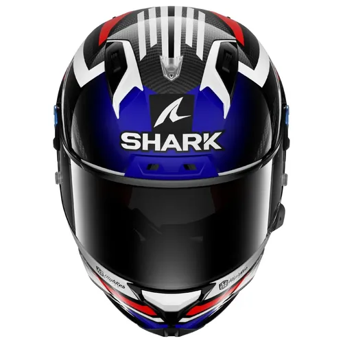 קסדה מלאה AERON-GP FIRSTLAP מבית SHARK - לבן כחול אדום