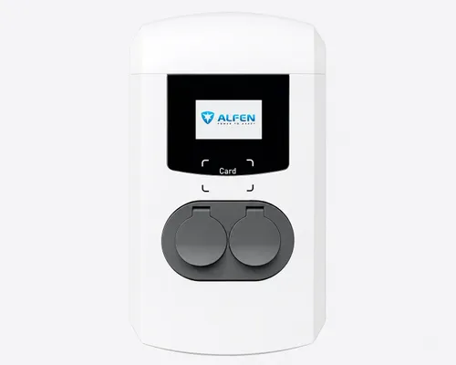 עמדת טעינה AC מנוהלת כפולה, 32A, 22*2kw שקע מתאם T2, צג 