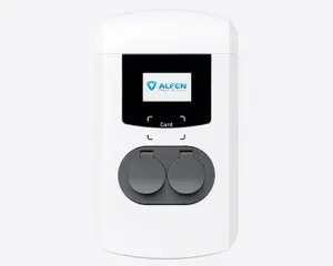 עמדת טעינה AC מנוהלת כפולה, 32A, 22*2kw שקע מתאם T2, צג "7, דגם Double Pro Line תוצרת Alfen