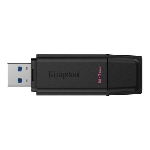 64GB Portable USB 3.2 Gen 1 DataTraveler Exodia Black