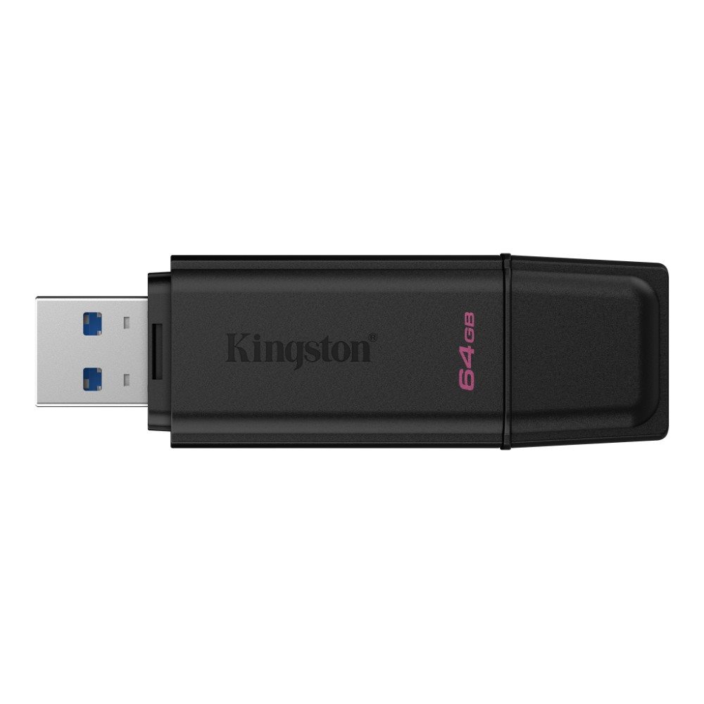 64GB Portable USB 3.2 Gen 1 DataTraveler Exodia Black