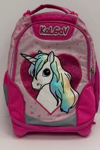 תיק XBAG KG- חד קרן לבבות ורוד/ורוד