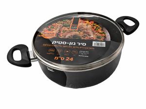 סיר נון סטיק קוטר 24 ס"מ