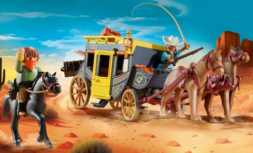 משחק פליימוביל שוד כרכרות במערב הפרוע לגילאי 4+