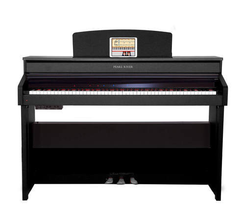 פסנתר חשמלי מרהיב F-53 מסדרת MUSICIAN עם קלידים מעץ בצבע שחור מבית Pearl River