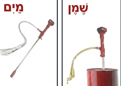משאבה איכותית לשאיבת מים ונוזלים 20V הספק  לשעה 2400 ליטר סוללה ומטען KRAUSS MAK-210-20V