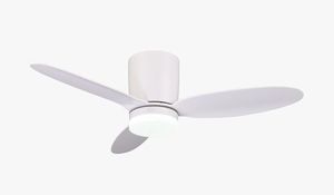 מאוורר תקרה 42" גוף לבן/כנפיים לבן/שלט MIDEA 18W 2000LM Midea Lighting