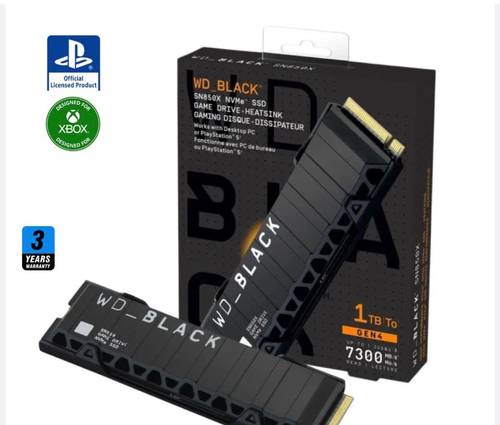 WD BLACK 1TB 7300 GEN4 SSD עם קירור