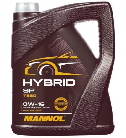 ‏שמן מנוע Mannol Hybrid 7920 0W-16 | ‏5 ליטר