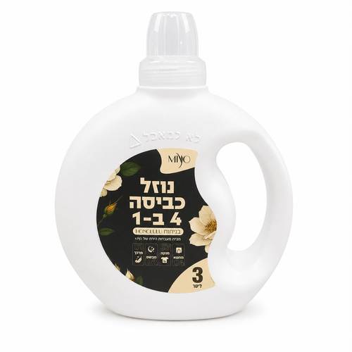 נוזל כביסה מבושם MIYO הונולולו 4 ב־1 – 3 ליטר