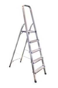 סולם אלומיניום 5 שלבים SMITH 