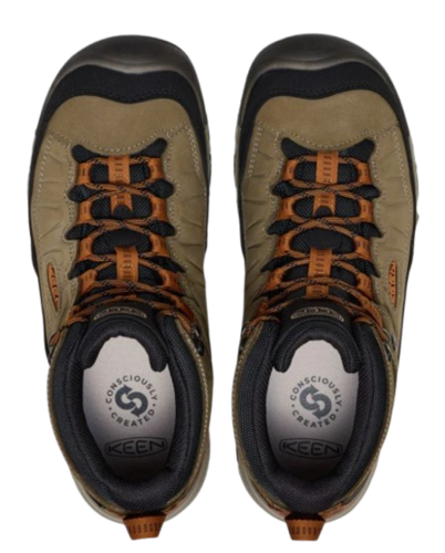 נעלי טיולים לגברים Targhee IV Mid ירוק זית - Keen