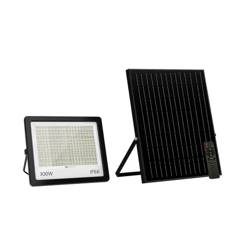 תאורת הצפה סולארית IP66 300W SOL - אור לבן