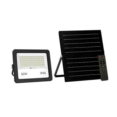 תאורת הצפה סולארית IP66 50W SOL - אור לבן