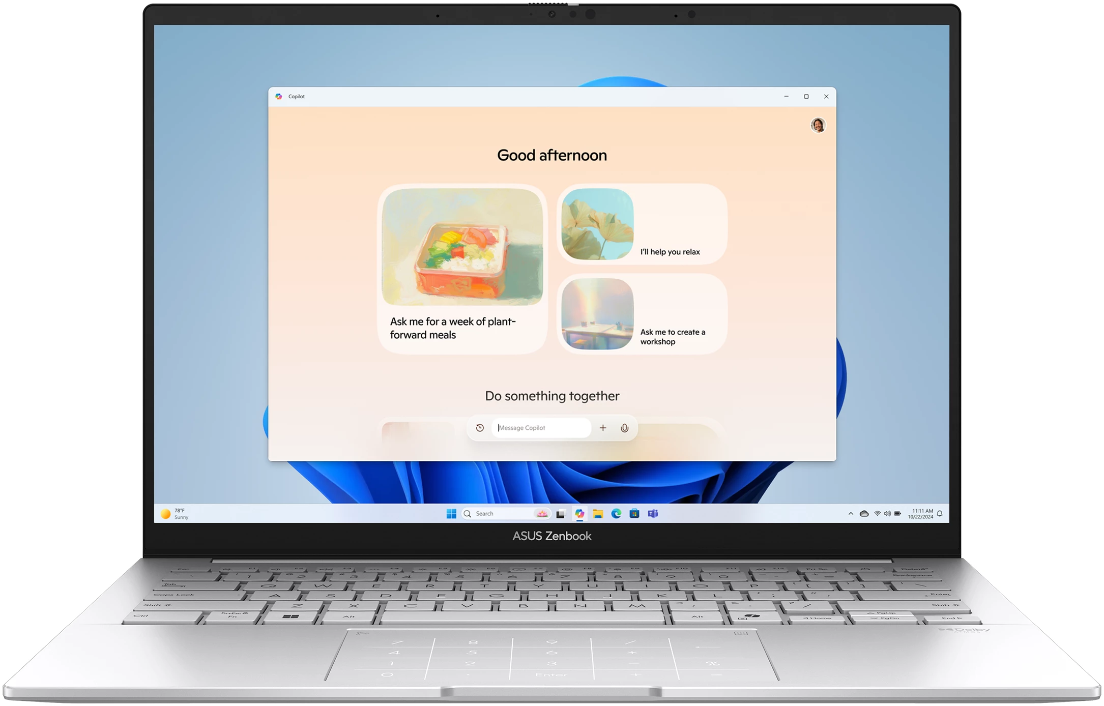 מחשב נייד ASUS Zenbook 14 UX3405CA-SU1223 – Intel Core Ultra 7 255H / 32GB RAM / 1TB SSD / Intel Arc Graphics / Touch