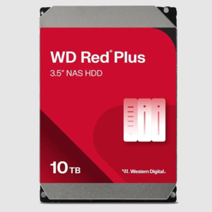 כונן קשיח פנימי WD Red Plus NAS 3.5" - 10TB Western Digital - WD100EFGX