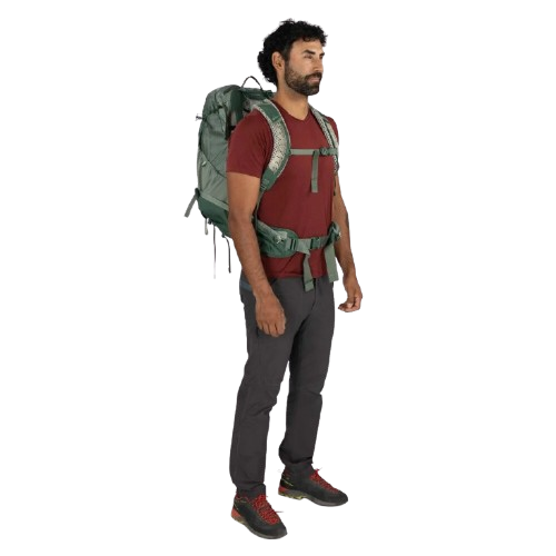 תיק STRATOS 34L ירוק אפרפר - OSPREY