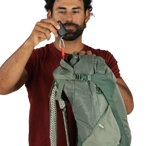 תיק STRATOS 34L ירוק אפרפר - OSPREY