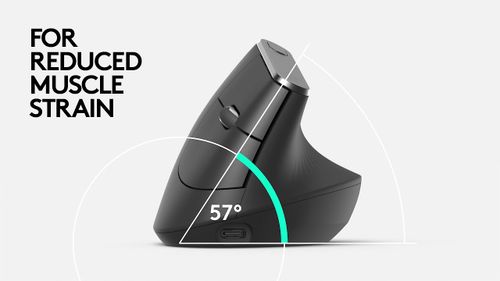 עכבר אנכי אלחוטי Logitech MX Vertical Advanced Ergonomic Mouse לוגיטק