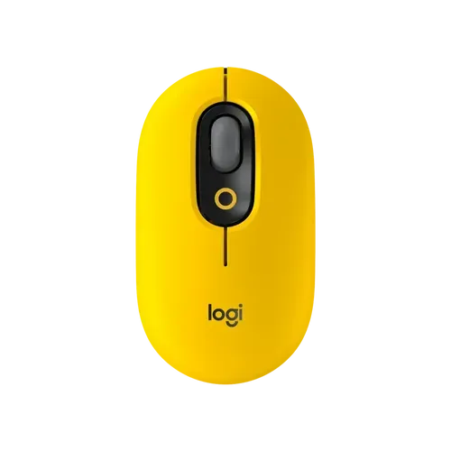 עכבר אלחוטי Logitech POP Wireless Bluetooth Mouse Yellow/Black לוגיטק