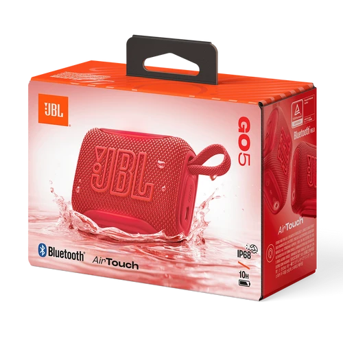רמקול בלוטוס נייד JBL GO 5 אדום יבואן רשמי