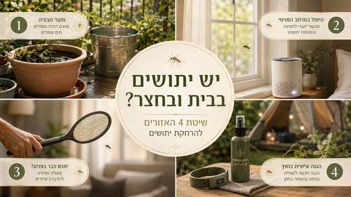 איך להרחיק יתושים מהבית ומהחצר? 