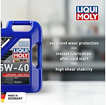 שמן מנוע Liqui Moly Synthoil High Tech 5W40 5L (האריזה החדשה)