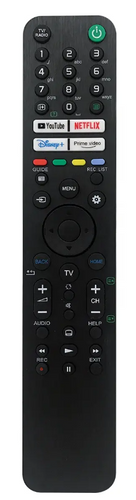 שלט תואם אוניברסלי לטלוויזיה חכמה סוני SONY SMART TV X520