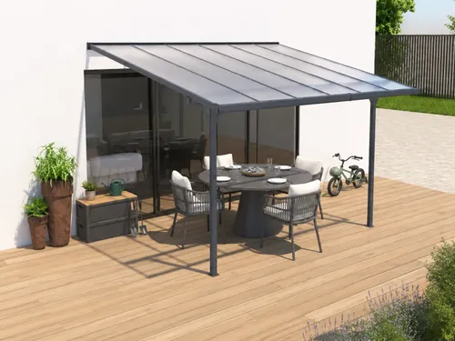 פרגולה אלומיניום דגם Garden Top -Bruce E 